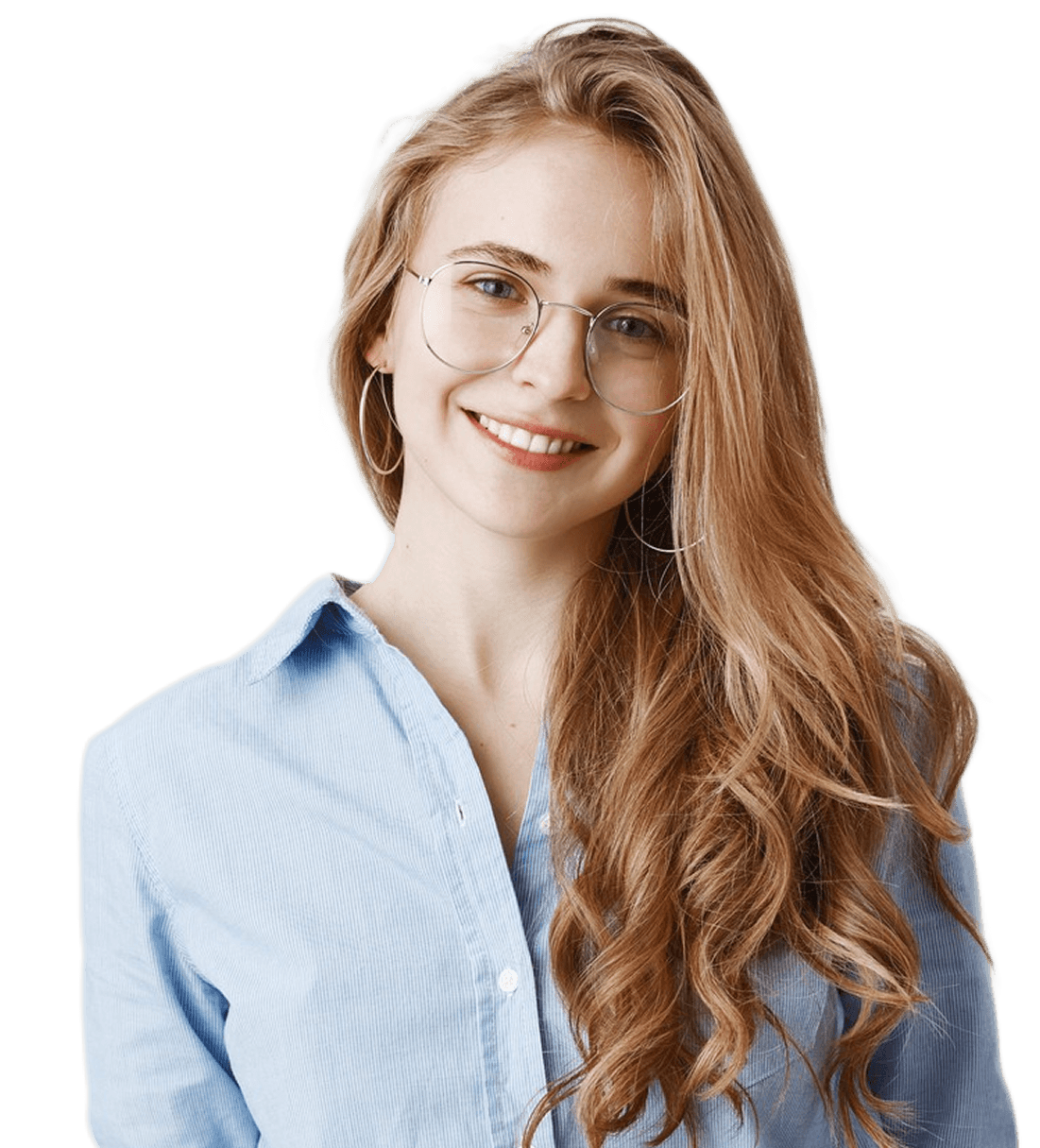 Smiling consultant